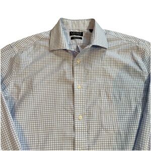 Lauren Ralph Lauren Long Sleeve Button Up Shirt Size 16 1/2 34/35 Blue Men’s